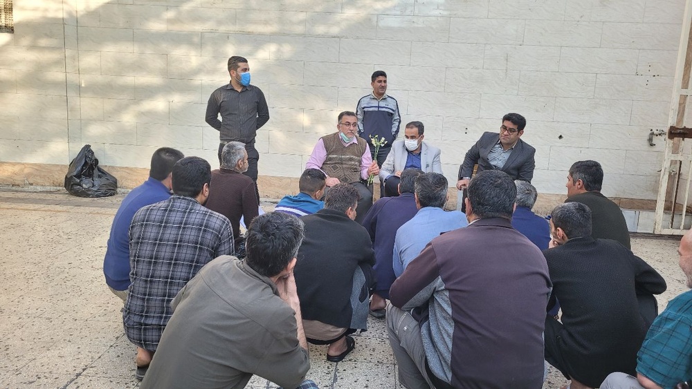  دیدار و رسیدگی مدیران زندانهای خوزستان به درخواست های زندانیان استان