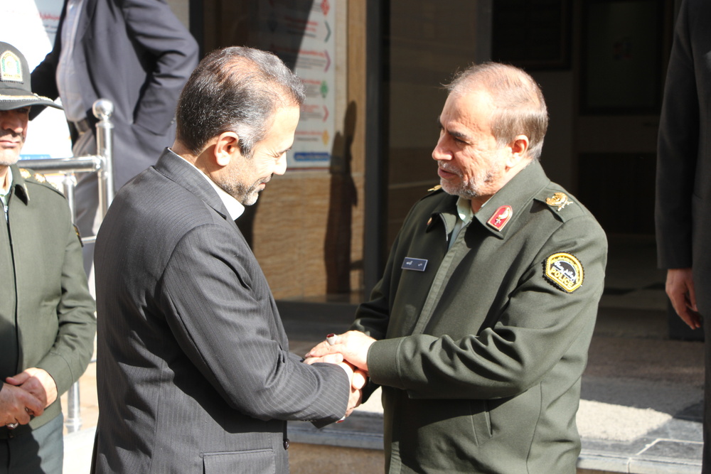 دیدار فرماندهی نیروی انتظامی کردستان با محمدی، مدیرکل زندان‌های کردستان