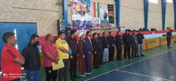 مسابقات ورزشی سربازان وظیفه چهار زندان فارس برگزار شد