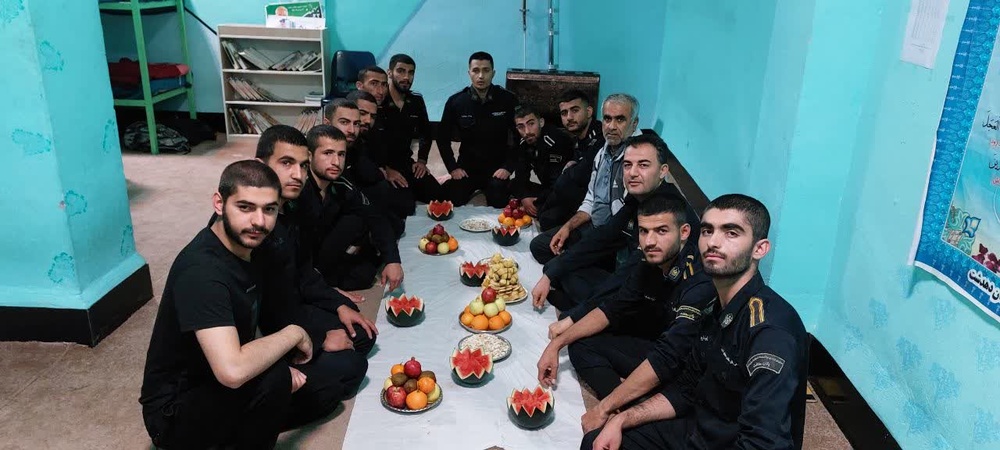 آئین شب یلدای سربازان وظیفه در زندان‌های کهگیلویه وبویراحمد