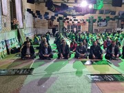 مراسم عزاداری شهادت حضرت زهرا(س) با حضور کارکنان زندان‌های استان قزوین برگزار شد