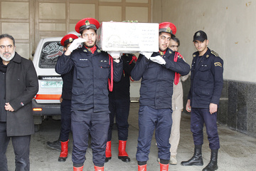 استقبال باشکوه کارکنان و زندانیان استان همدان از پیکر مطهر شهید گمنام