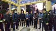 رئیس سازمان زندان‌ها در گلستان شهدای اصفهان حضور یافت