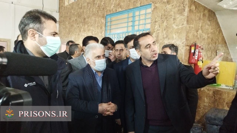 بازدید رئیس سازمان زندان‌ها از «اردوگاه حرفه‌آموزی و کاردرمانی» اصفهان