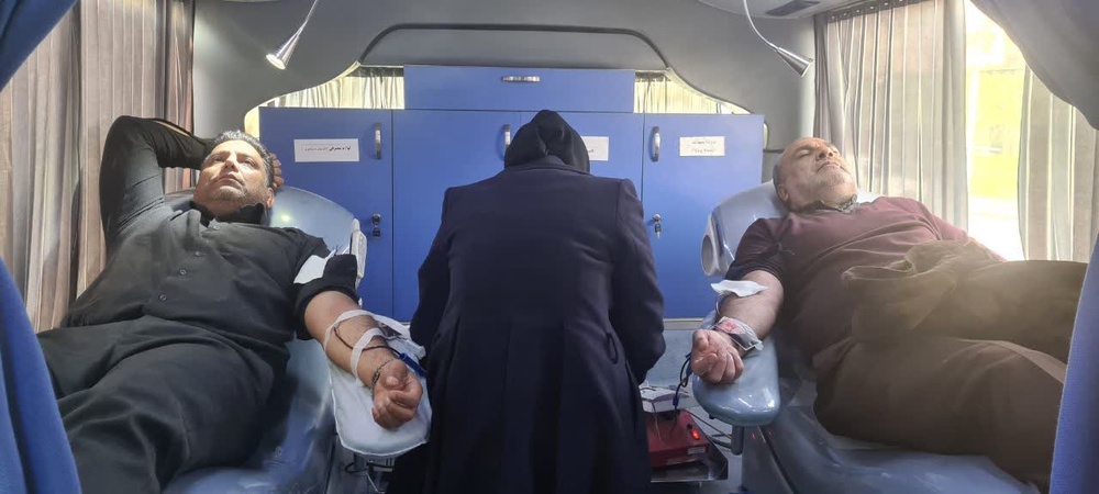 اهدا خون توسط کارکنان زندانهای استان کرمانشاه برای اهدا زندگی 