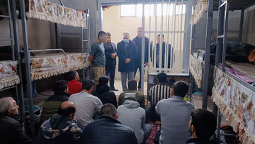 بازدید  از زندان میاندواب و مهاباد