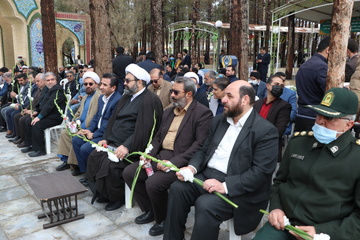 ادای احترام به مقام شامخ شهدا با حضور اعضای شورای قضایی استان