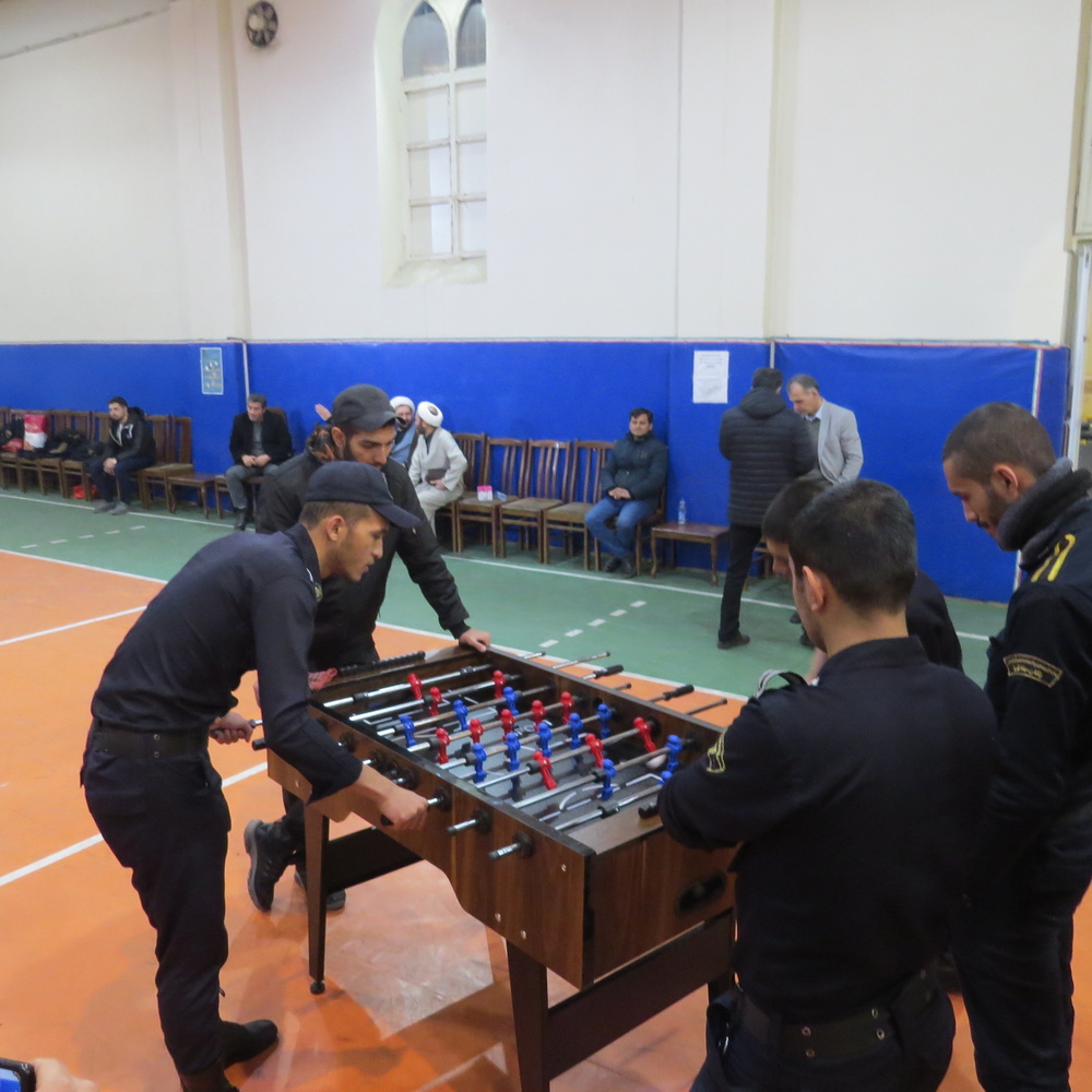 برگزاری مسابقات ورزشی بین سربازان وظیفه اداره کل زندانهای آذربایجان شرقی