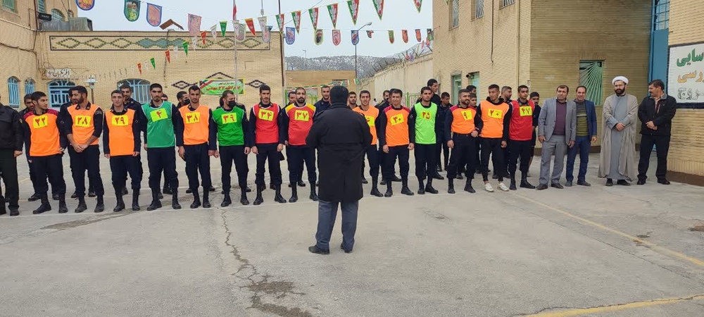 مسابقه دو میدانی ویژه سربازان وظیفه زندان مرکزی یاسوج