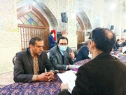 دیدار مردمی مجموعه قضایی فارس در حرم مطهر سیدعلاالدین حسین(ع) در شیراز برگزار شد