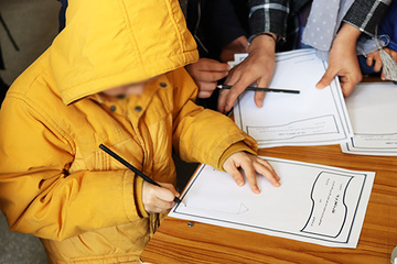 مسابقه نقاشی ویژه خانواده زندانیان ندامتگاه کرج