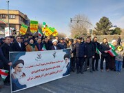 حضور کارکنان زندان‌های آذربایجان شرقی در راهپیمایی 22 بهمن