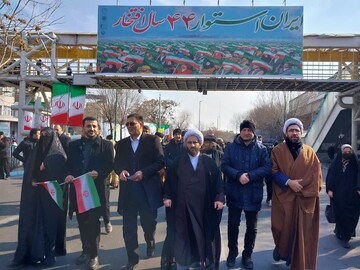 شرکت کارکنان زندانهای آذربایجان شرقی در راهپیمایی 22 بهمن