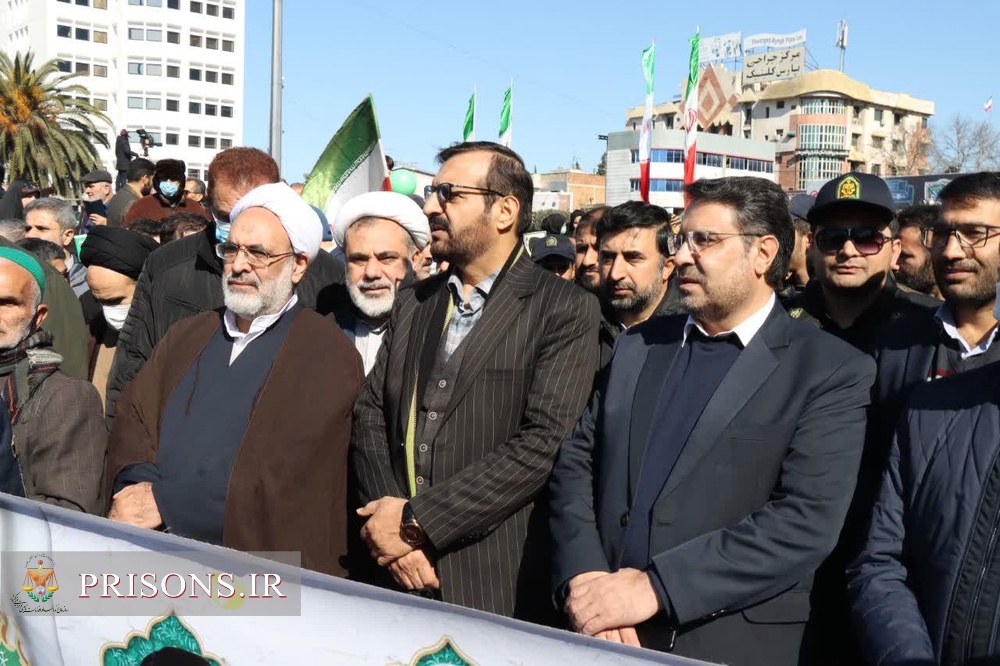 حضور مدیرکل زندان‌های استان مازندران در جشن 44 سالگی پیروزی انقلاب اسلامی ایران