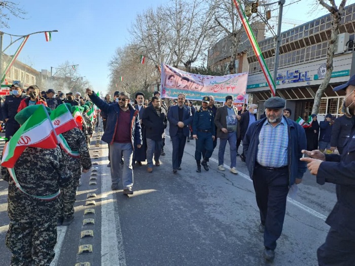 حضور مدیر کل و کارکنان زندانهای استان گلستان در جشن چهل و چهارسالگی پیروزی انقلاب اسلامی