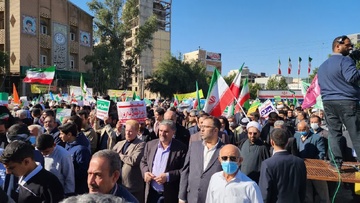حضور پرشورمدیران و کارکنان زندانهای خوزستان در راهپیمایی 22 بهمن