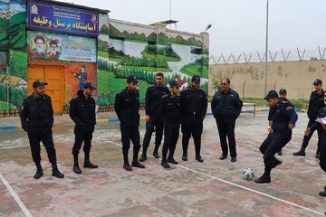 جشنواره ورزشی سربازان وظیفه زندان دشتستان به مناسبت دهه فجر