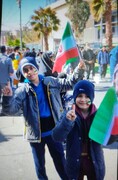 شرکت فرزندان کارکنان زندان‌های استان سیستان‌وبلوچستان در پویش «پرچم افتخار»