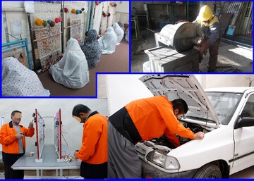 تدریس ۷۲ نوع شغل درآمدزا در میان زندانیان استان کردستان