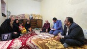 بازدید مدیرکل زندان‌های خوزستان از خانواده‌های زندانیان به مناسبت نیمه شعبان