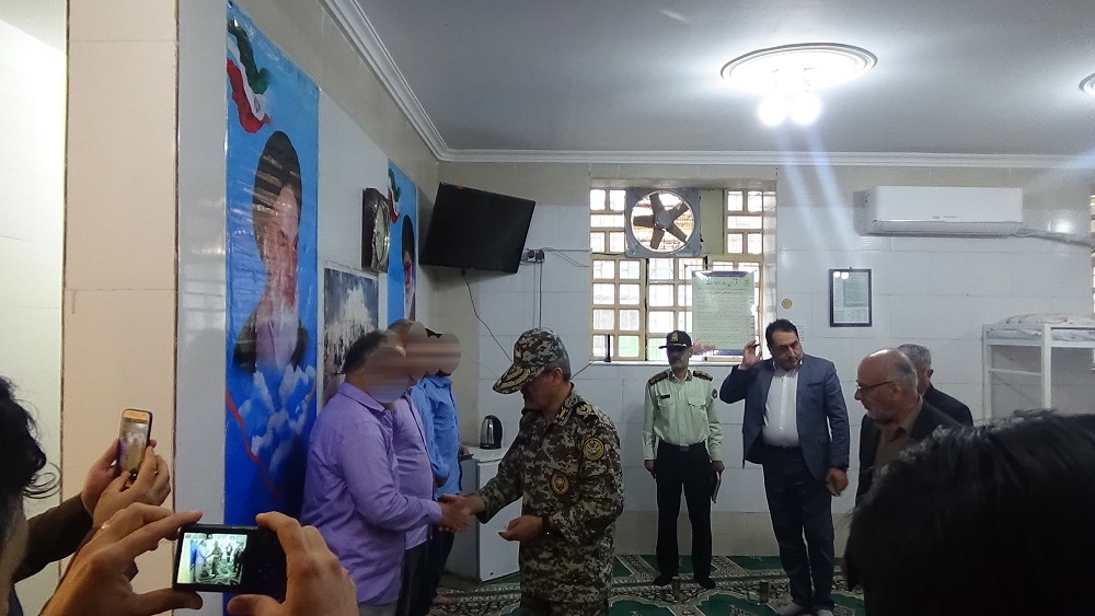 فرمانده پدافند هوایی جنوب از زندان نظامیان بوشهر بازدید کرد