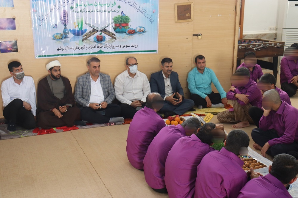 برگزاری جشن عید نوروز باستانی در اردوگاه حرفه آموزی بوشهر