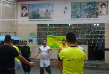 مسابقات والیبال ویژه سربازان و کارکنان زندان‌های رودسر برگزار شد