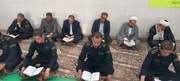 برگزاری محفل انس با قرآن سربازان اردوگاه کاردرمانی و حرفه‌آموزی استان مرکزی