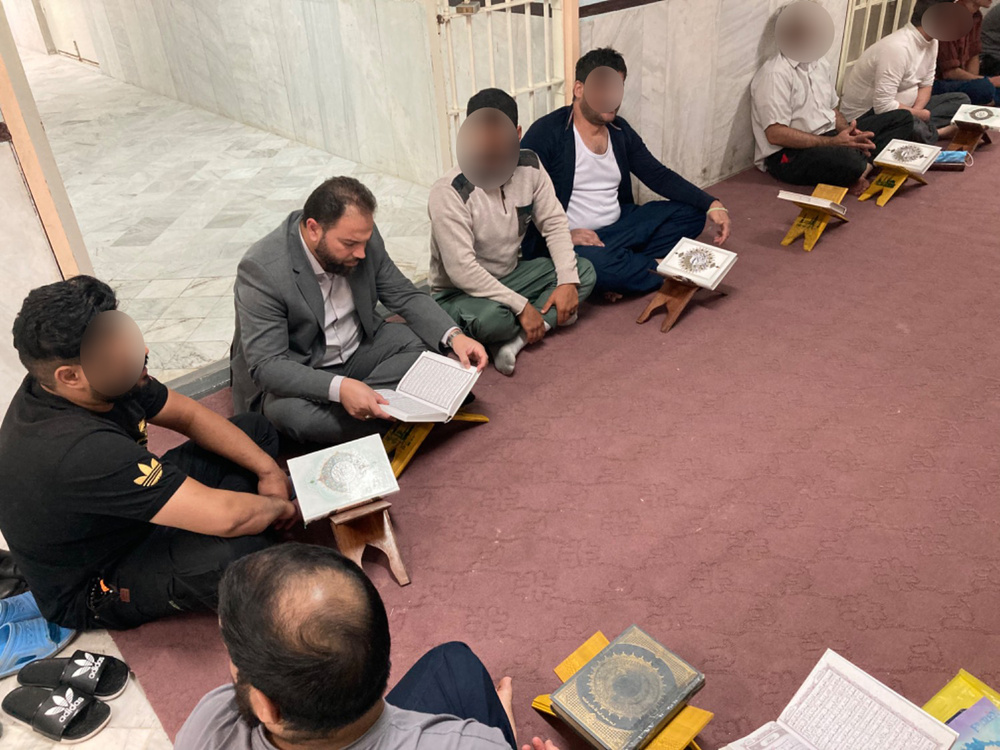 برگزاری محفل انس با قرآن کریم در زندان مرکزی سمنان