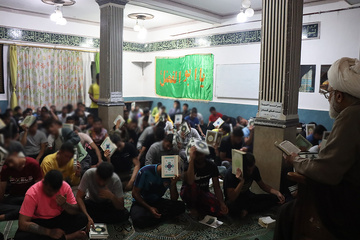 برگزاری مراسم شب بیست و سوم ماه مبارک رمضان در ندامتگاه کرج