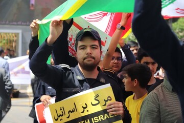 حضور کارکنان زندان‌های استان خراسان رضوی در راهپیمایی روز قدس
