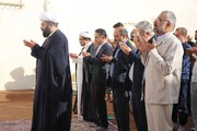 کلیپ| اقامه نماز عیدسعید فطر در زندان مرکزی قزوین