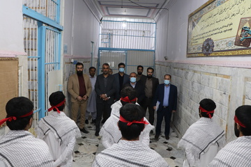 بازدید شبانه مدیرکل زندان‌های سیستان و بلوچستان از زندان سراوان