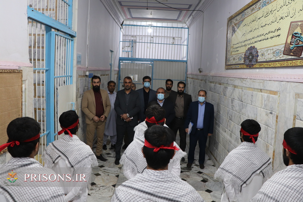 بازدید شبانه مدیرکل زندان‌های سیستان و بلوچستان از زندان سراوان