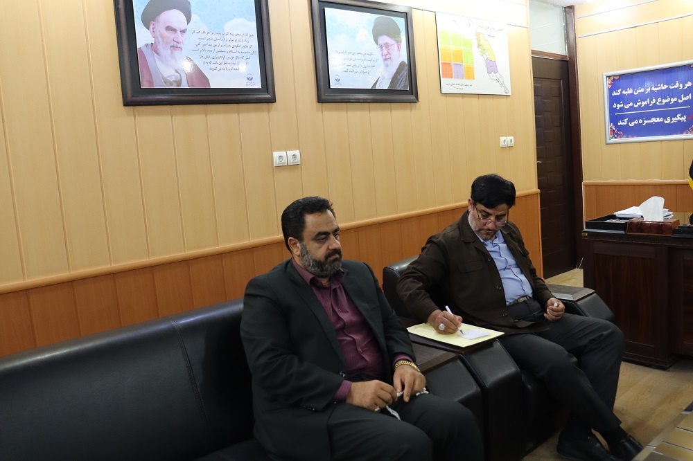 نشست مدیرکل زندان های استان بوشهر با رئیس سازمان بسیج حقوق دانان کشور
