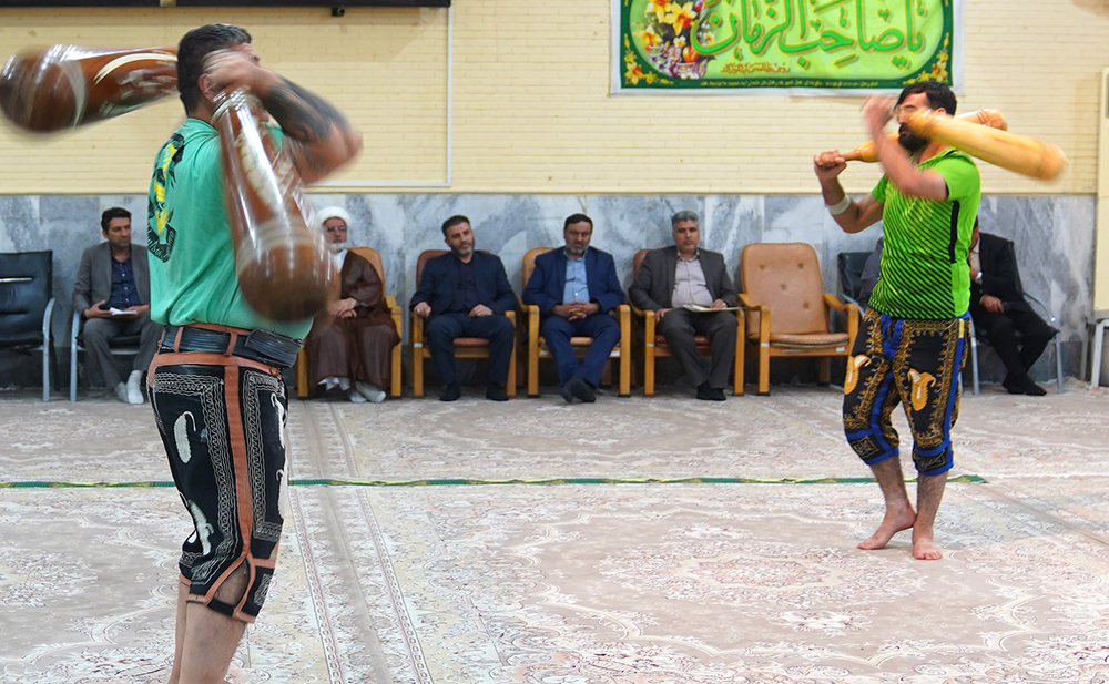 گرامیداشت روز پهلوانی و ورزش زورخانه‌ای در زندان قم
