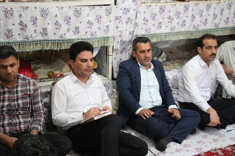 دیدار چهره به چهره وشب نشینی رئیس زندان مرکزی بوشهر با زندانیان