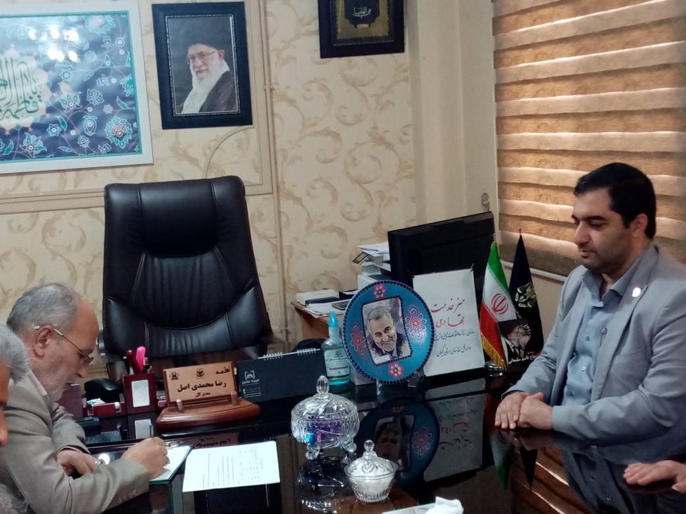 رئیس جهاد دانشگاهی با مدیرکل زندان‌های گیلان دیدار کرد