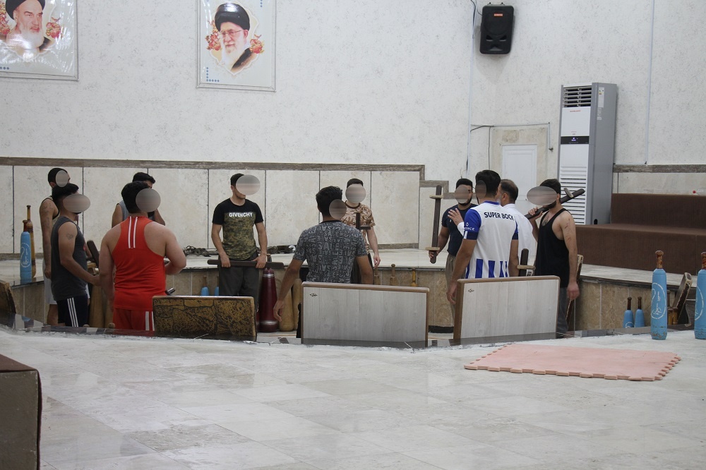 آغاز تمرینات تیم ورزش های زورخانه ای زندانیان در زندان مرکزی بوشهر