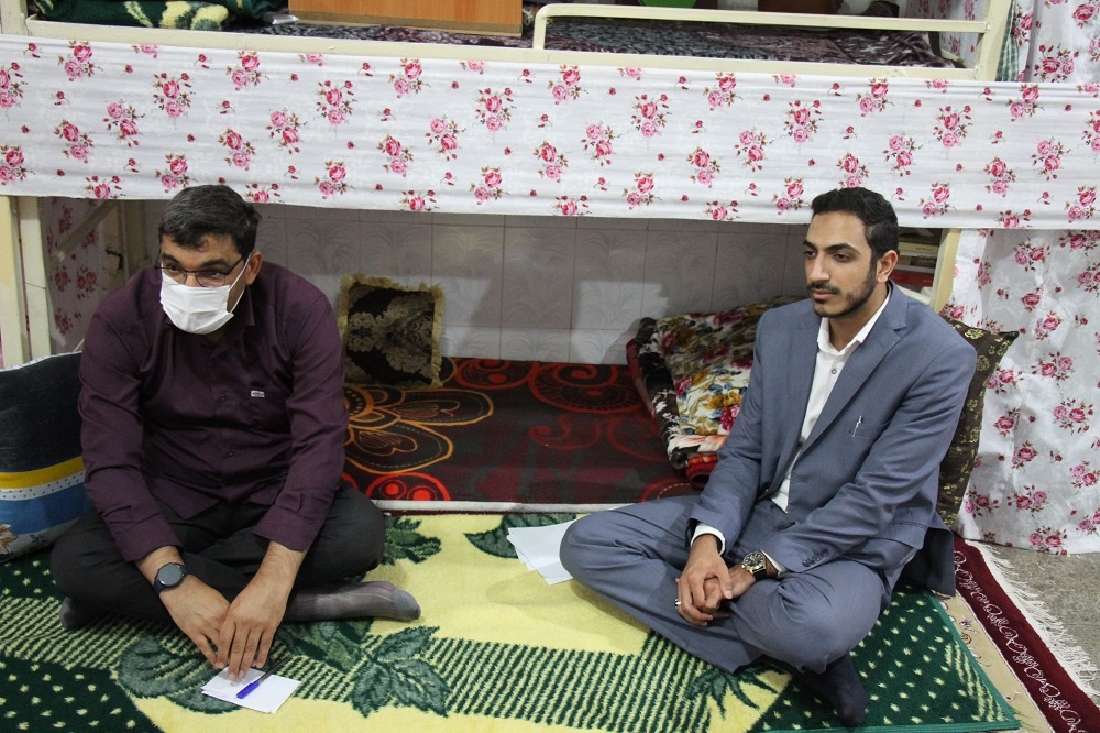 دیدار قاضی ناظربرزندان  با مددجویان زندان مرکزی بوشهر