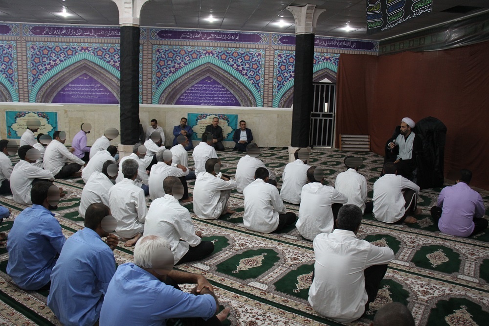 حضور مدیر کل زندانهای استان بوشهر در مراسم سالروز شهادت حضرت امام جعفر صادق (ع) زندان مرکزی