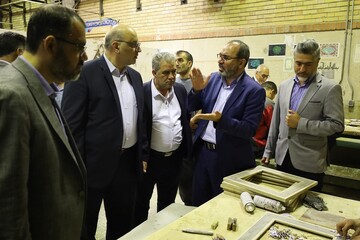 کار آفرینان شهرک‌های صنعتی از ندامتگاه تهران بزرگ بازدید کردند