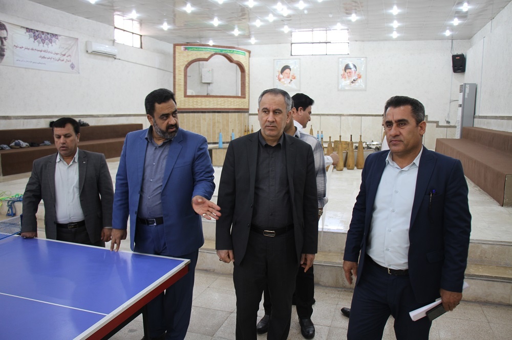 بازدید مدیر کل زندانهای استان از تمرینات تیم کشتی آزاد مددجویان زندان مرکزی بوشهر 