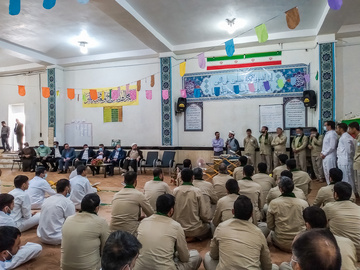 افتتاح کارگاه‌ها و فضای اسکان مددجویان در بازدید مدیران سازمان زندان‌ها از زندان فسا