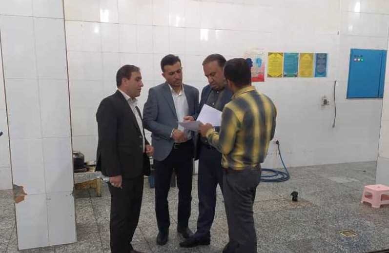  بازدید کارشناسان بهداشت از زندان دهدشت