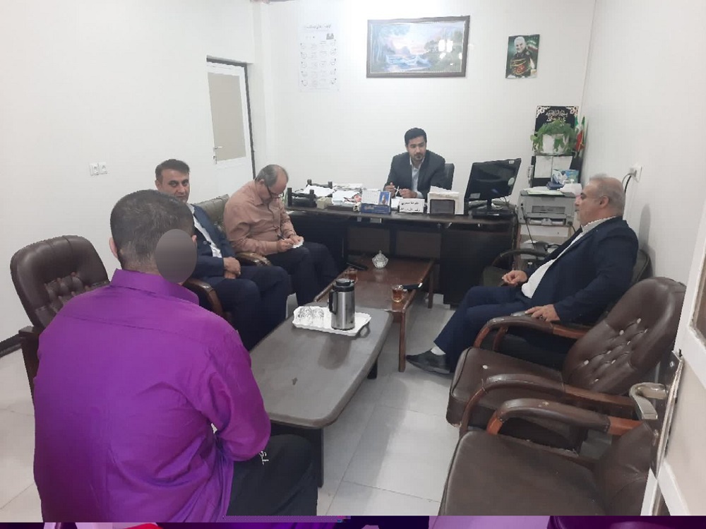 بازدید دادستان شهرستان گناوه از  اردوگاه حرفه آموزی وکاردرمانی استان بوشهر 