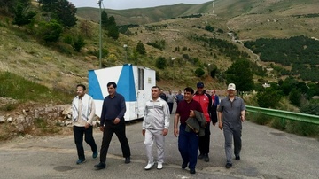 برگزاری اولین اردوی کوهپیمایی کارکنان زندان‌های کردستان