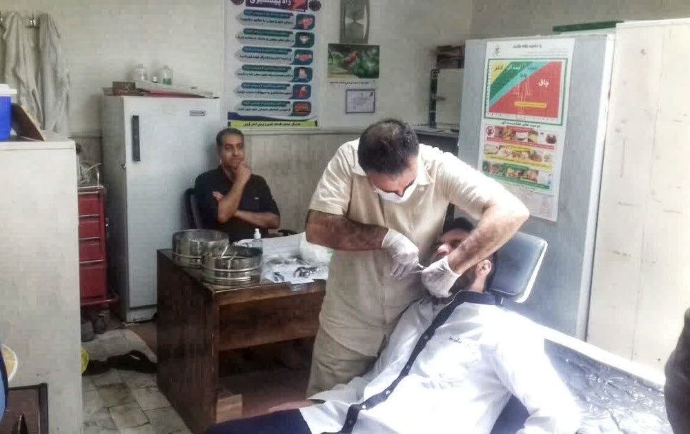 خدمات رایگان دندانپزشکی توسط دندانپزشکان جهادگر در اردوگاه کاردرمانی آراسنج استان قزوین