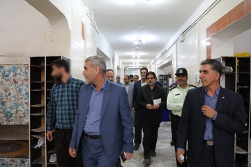 بازید سرپرست جدید زندان های استان از زندان مرکزی همدان