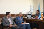 دیدار سرپرست زندان های همدان با معاون پیشگیری از وقوع جرم دادگستری استان